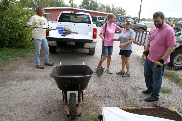 Garden beds at the Soup Kitchen
